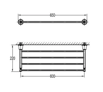 Полка ArtMax Liberty AM-F-8983