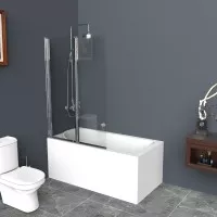 Шторка на ванну BelBagno Uno 120x150 UNO-V-2-120/150-C-Cr Шторка на ванну BelBagno Uno 120x150 UNO-V-2-120/150-C-Cr