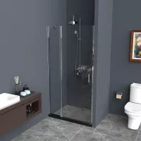 Душевая дверь в нишу BelBagno Uno 90x185 UNO-B-12-30+60-C-Cr