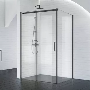 Душевой уголок BelBagno Acqua 150x90x195 ACQUA-AH-1-150/90-C-NERO