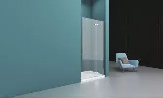 Душевая дверь в нишу BelBagno Kraft 100x195 KRAFT-B-12-60/40-C-Cr-R