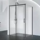 Душевой уголок BelBagno Acqua 140x90x195 ACQUA-AH-1-140/90-C-NERO