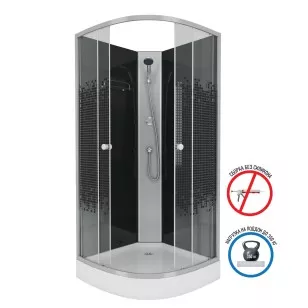 Душевая кабина Eco 90x90x200 Niagara NG-4501-08BK