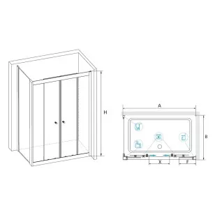 Душевой уголок RGW Classic 150x90x185 040943159-011