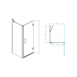 Душевой уголок RGW Passage 90x100x195 41083690-014