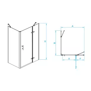 Душевой уголок RGW Passage 90x100x195 41087790-084R