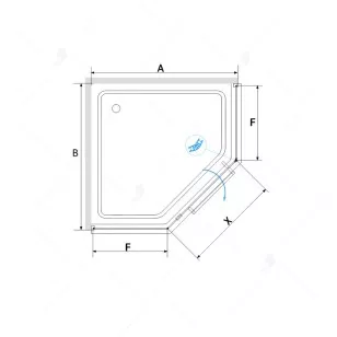 Душевой уголок RGW Hotel 90x90x195 350608499-14