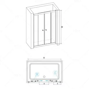 Душевая дверь RGW Classic 75.5x185 04091018-11