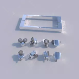 Душевой уголок RGW Classic 100x100x185 32094800-011