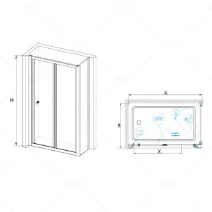 Душевой уголок RGW Classic 90x90x185 04093199-11