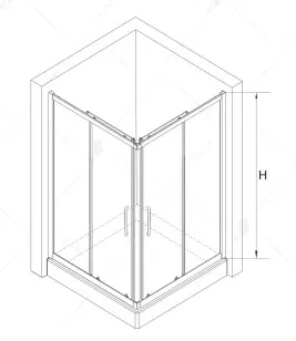 Душевой уголок RGW Classic 90x90x185 32093499-14