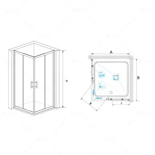 Душевой уголок RGW Passage 80x80x190 02083188-11