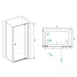 Душевой уголок RGW Passage 120x120x185 04084412-011