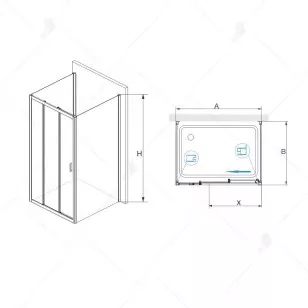 Душевой уголок RGW Passage 150x100x195 060873150-011
