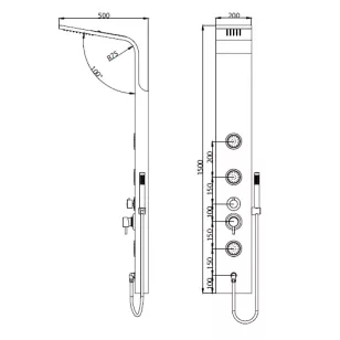 Душевая панель RGW Shower Panels 150 21140104-04