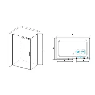 Душевой уголок RGW Tornado 150x90x195 02074459-11