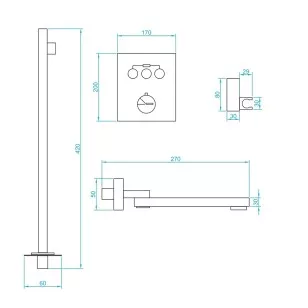 Душевая система RGW Shower Panels 511408370-04