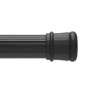 Карниз черный 200x3.1x3.1 Milardo 014A200M14