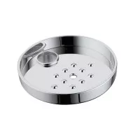 Мыльница Soap Dish хром 12x12x3.3 Iddis 100CP01i53