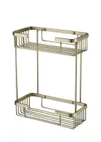 Полка двойная Nelson антик 25x12x32 Timo 160083/02