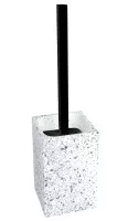 Ершик для туалета Punto серый, черный 10x10x37 Fixsen FX-200-5