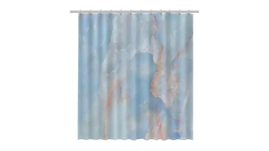 Шторка Onyx голубой 180x200 Fixsen FX-2516