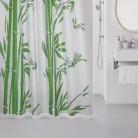 Штора для ванной Bamboo зеленый 180x180 Milardo 510V180M11