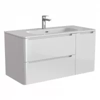 Тумба с раковиной Edifice 100.2x46.7x50 Iddis EDI10W1i95K