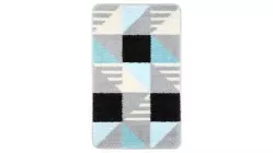 Коврик Visa серый, бирюзовый 80x50x1.2 Fixsen FX-5005Z