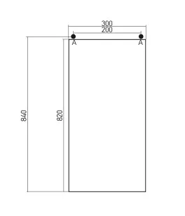 Шкаф Лерон 30x22x84 Mixline 507281