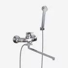 Смеситель для ванны и душа ML0 хром 13x37.5x10 Mixline 522140