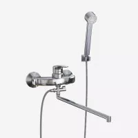 Смеситель для ванны и душа ML0 хром 13x37.5x10 Mixline 522140