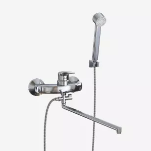 Смеситель для ванны и душа ML0 хром 13x37.5x10 Mixline 522140