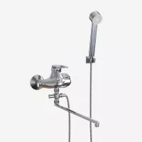 Смеситель для ванны и душа ML0 хром 18x36x12 Mixline 522145