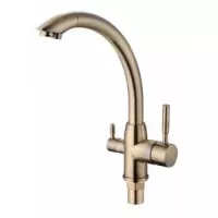 Смеситель для кухни бронза Viko V-5234