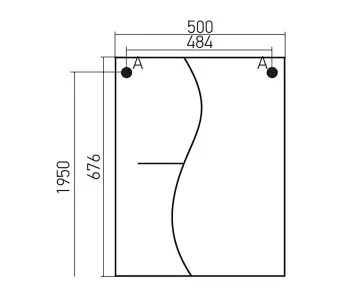 Зеркало-шкаф Классик 50x19x69.2 Mixline 525509