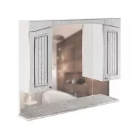 Зеркало-шкаф Крит 103.5x17x80 Mixline 533128