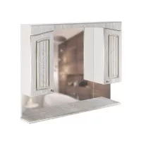 Зеркало-шкаф Крит 103.5x17x80 Mixline 533129
