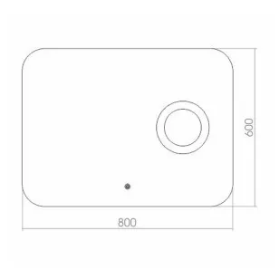 Зеркало Лиза 80x4x60 Mixline 533670
