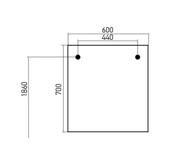 Зеркало Аврора 60xx70 Mixline 533844