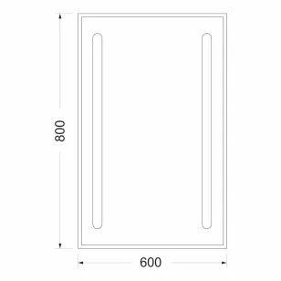 Зеркало Танго-Эконом 60x4x80 Mixline 540955