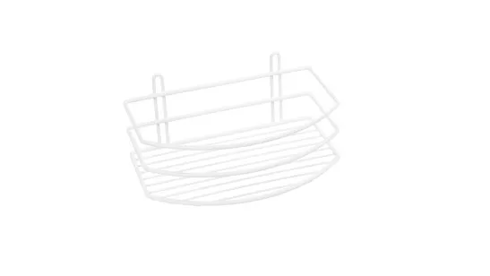 Полка овальная белый 25x15x10.5 Fixsen FX-720W-1
