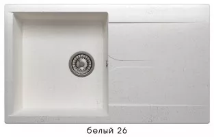 Мойка Gals-860 белый 50x20 Polygran Gals-860 № 26 белый