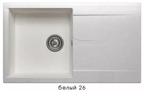 Мойка Gals-860 белый 50x20 Polygran Gals-860 № 26 белый