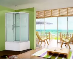 Душевая кабина Esbano Elegancia 100x80x210 ESKB108CKRBL