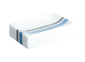 Мыльница Dony серый, белый 12.5x2.9x8 Fixsen FX-232-4