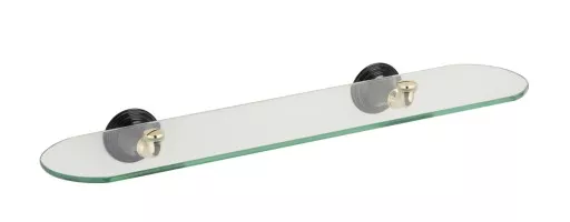 Полка Luksor черный сатин 52x14.5x6 Fixsen FX-71603B