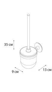 Ершик Round хром 9.5x12.2x34 Fixsen FX-92113