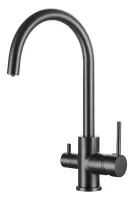 Смеситель для кухни Merkur черный Kaiser 26744-15
