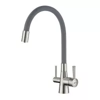 Смеситель для кухни Comfort никель 14.3x40 Lemark LM3075BN